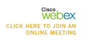 Cisco WebEx - Click here to join an online meeting